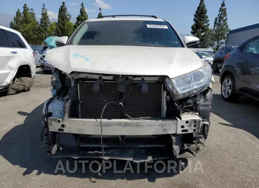 TOYOTA HIGHLANDER 2018 vin 5TDZZRFH8JS248557 from auto auction Copart