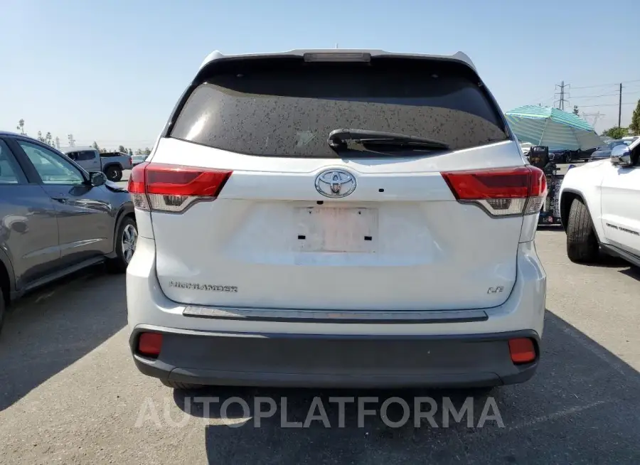 TOYOTA HIGHLANDER 2018 vin 5TDZZRFH8JS248557 from auto auction Copart