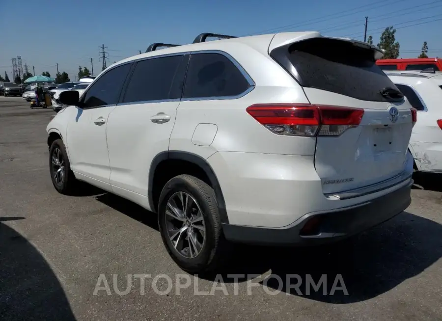 TOYOTA HIGHLANDER 2018 vin 5TDZZRFH8JS248557 from auto auction Copart