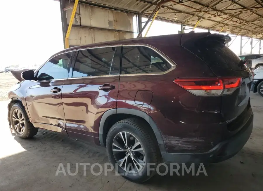 TOYOTA HIGHLANDER 2018 vin 5TDZZRFH9JS265173 from auto auction Copart