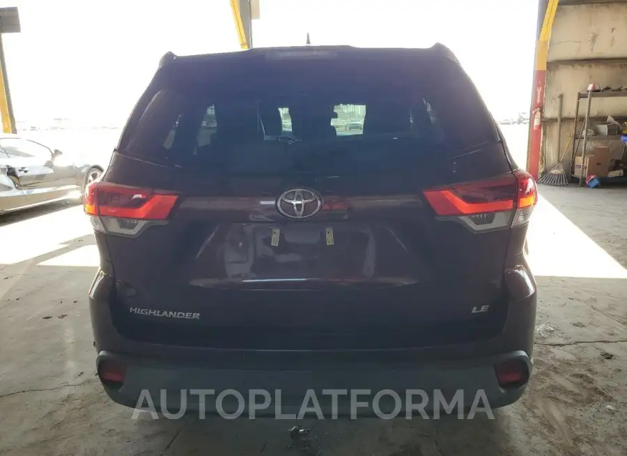 TOYOTA HIGHLANDER 2018 vin 5TDZZRFH9JS265173 from auto auction Copart