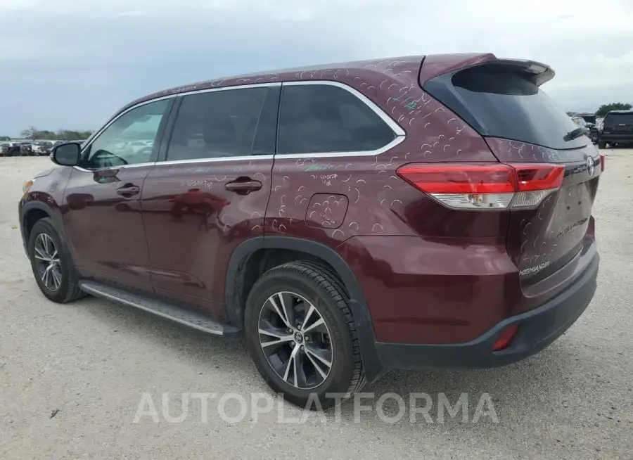 TOYOTA HIGHLANDER 2017 vin 5TDZZRFHXHS221550 from auto auction Copart