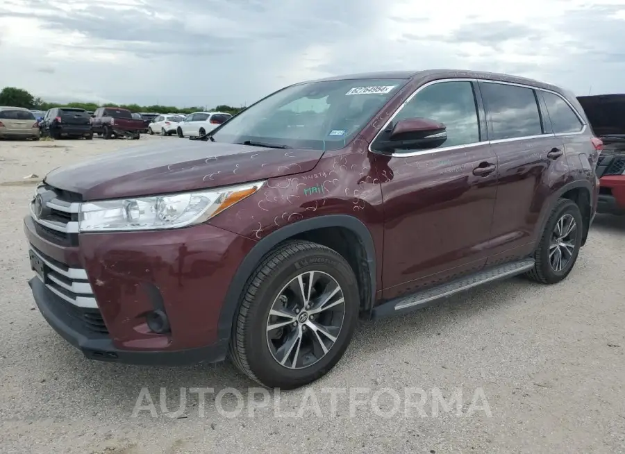 TOYOTA HIGHLANDER 2017 vin 5TDZZRFHXHS221550 from auto auction Copart