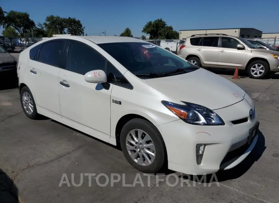 TOYOTA PRIUS PLUG 2015 vin JTDKN3DP9F3069344 from auto auction Copart