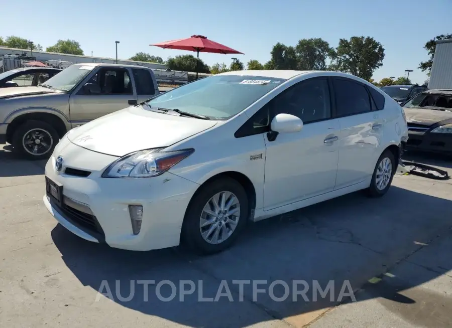 TOYOTA PRIUS PLUG 2015 vin JTDKN3DP9F3069344 from auto auction Copart