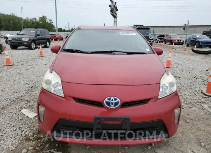 TOYOTA PRIUS 2015 vin JTDKN3DU9F0446228 from auto auction Copart