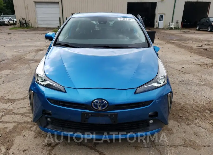 TOYOTA PRIUS 2019 vin JTDL9RFU4K3004328 from auto auction Copart