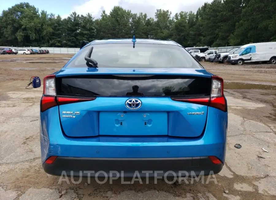 TOYOTA PRIUS 2019 vin JTDL9RFU4K3004328 from auto auction Copart