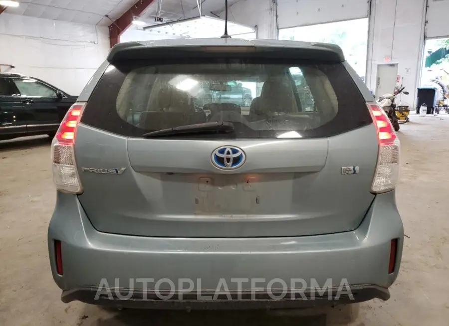 TOYOTA PRIUS V 2015 vin JTDZN3EU0FJ029510 from auto auction Copart