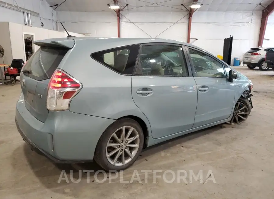 TOYOTA PRIUS V 2015 vin JTDZN3EU0FJ029510 from auto auction Copart