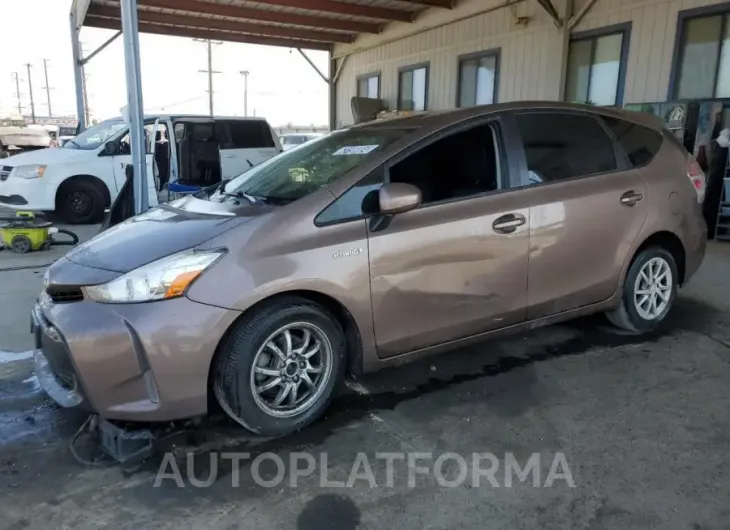 TOYOTA PRIUS V 2017 vin JTDZN3EU1HJ055617 from auto auction Copart