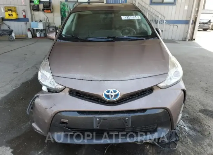 TOYOTA PRIUS V 2017 vin JTDZN3EU1HJ055617 from auto auction Copart