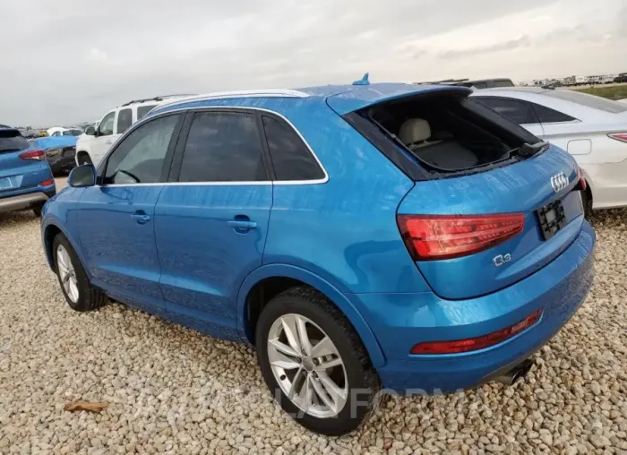 AUDI Q3 PREMIUM 2016 vin WA1BFCFS2GR003502 from auto auction Copart