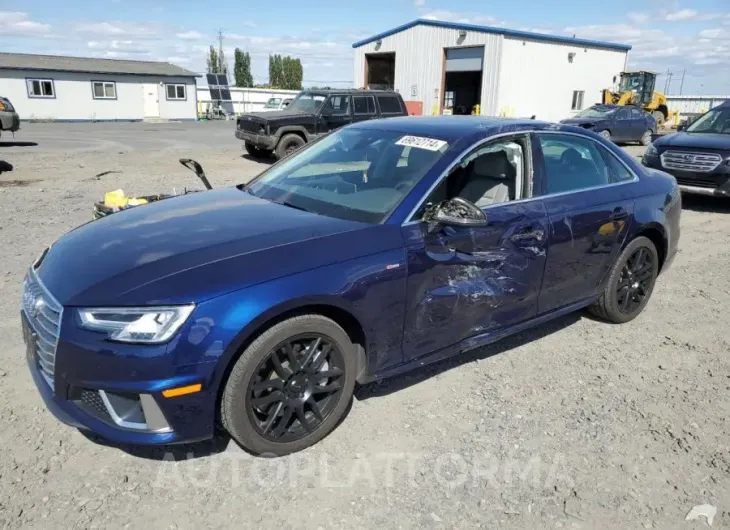 AUDI A4 PREMIUM 2019 vin WAUENAF4XKA114427 from auto auction Copart