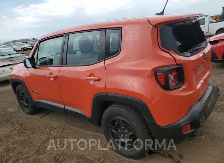 JEEP RENEGADE S 2016 vin ZACCJAAT1GPD43803 from auto auction Copart