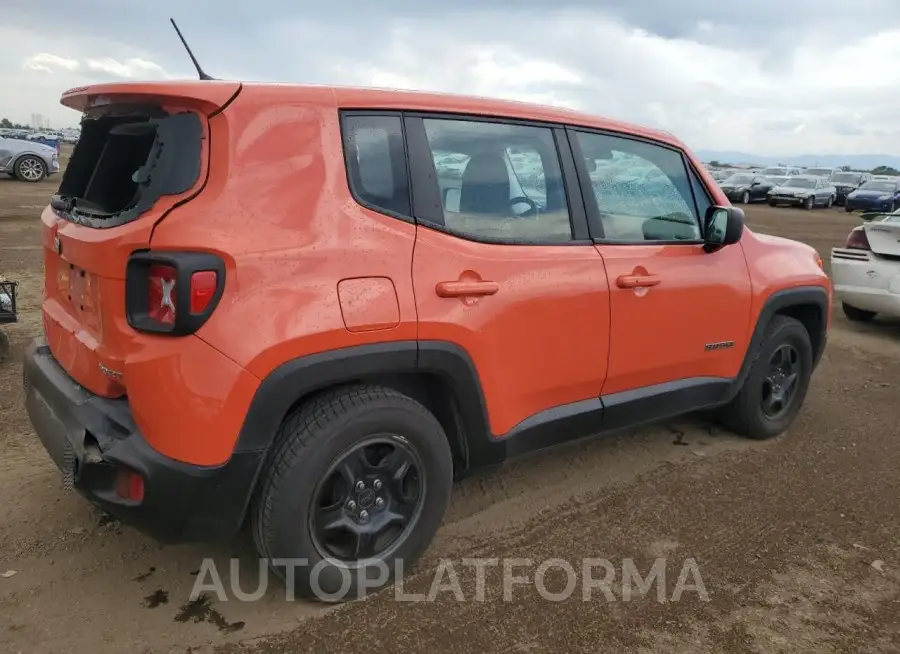 JEEP RENEGADE S 2016 vin ZACCJAAT1GPD43803 from auto auction Copart