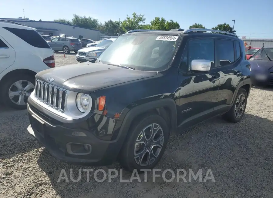 JEEP RENEGADE L 2017 vin ZACCJADB9HPF08730 from auto auction Copart