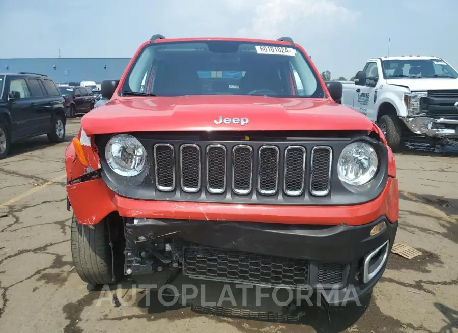 JEEP RENEGADE S 2017 vin ZACCJBAB7HPE56086 from auto auction Copart