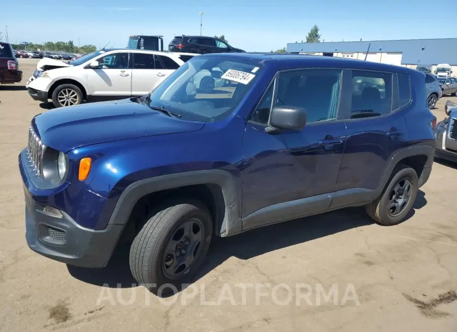 JEEP RENEGADE S 2018 vin ZACCJBAB7JPG90282 from auto auction Copart