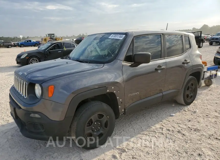 JEEP RENEGADE S 2016 vin ZACCJBAW5GPC71326 from auto auction Copart