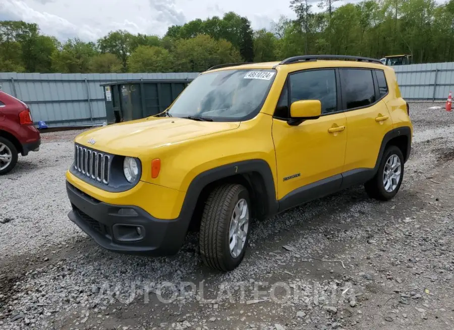 JEEP RENEGADE 2015 vin ZACCJBBT0FPB41652 from auto auction Copart