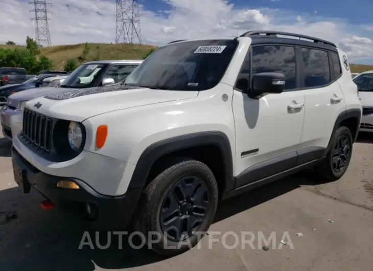 JEEP RENEGADE T 2017 vin ZACCJBCB8HPE81382 from auto auction Copart