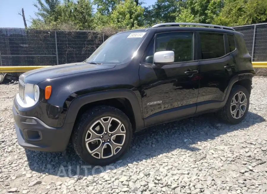 JEEP RENEGADE L 2018 vin ZACCJBDB7JPH58561 from auto auction Copart