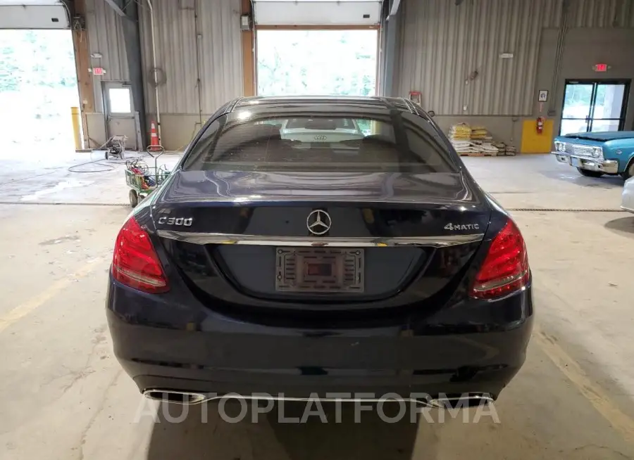 MERCEDES-BENZ C 300 4MAT 2015 vin 55SWF4KB2FU017826 from auto auction Copart