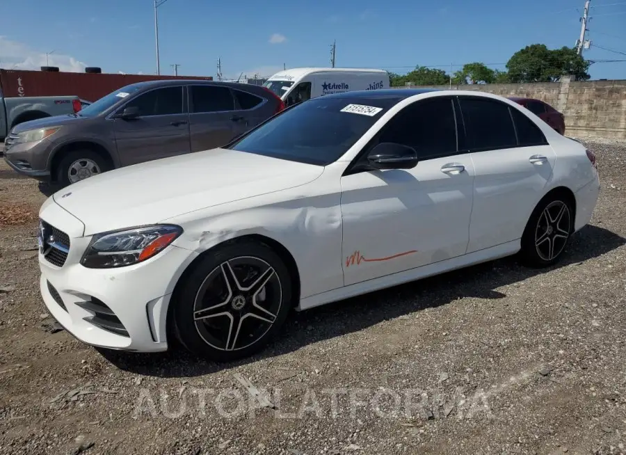 MERCEDES-BENZ C 300 2021 vin W1KWF8DB7MR606129 from auto auction Copart