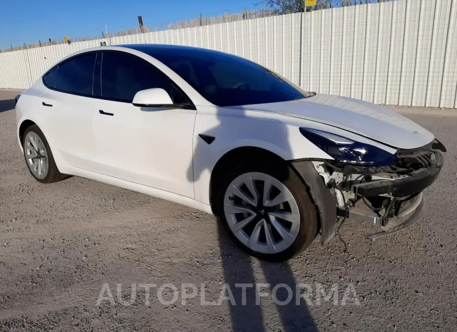 TESLA MODEL 3 2021 vin 5YJ3E1EA7MF032425 from auto auction Copart