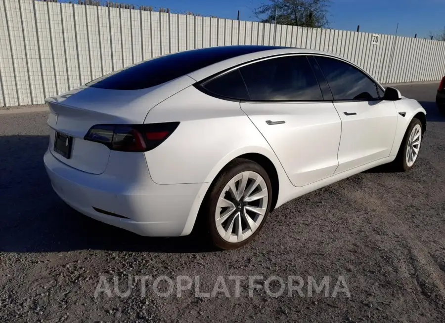 TESLA MODEL 3 2021 vin 5YJ3E1EA7MF032425 from auto auction Copart