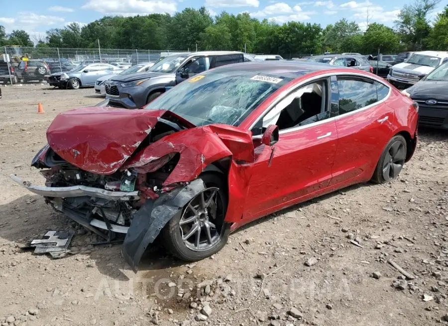 TESLA MODEL 3 2018 vin 5YJ3E1EAXJF016800 from auto auction Copart