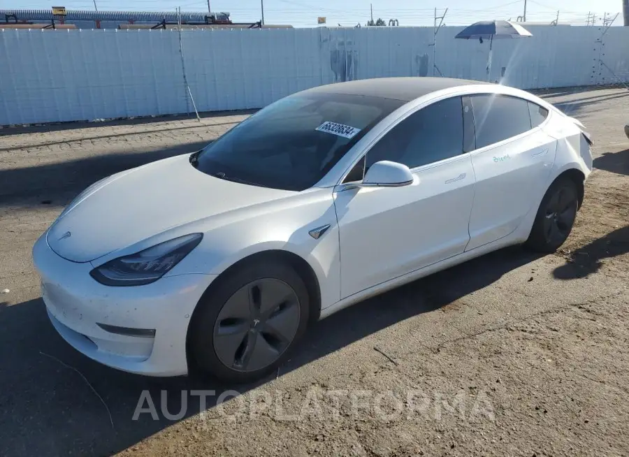 TESLA MODEL 3 2019 vin 5YJ3E1EB0KF522162 from auto auction Copart