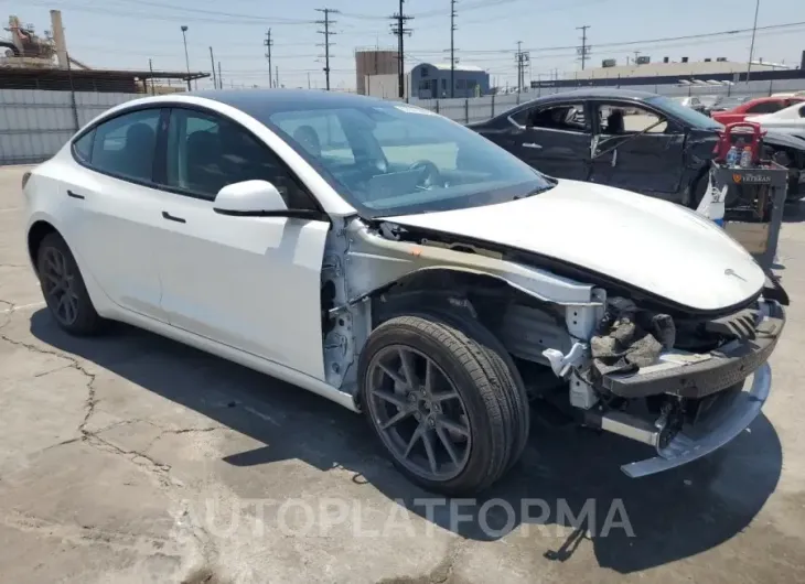 TESLA MODEL 3 2022 vin 5YJ3E1EB1NF273715 from auto auction Copart