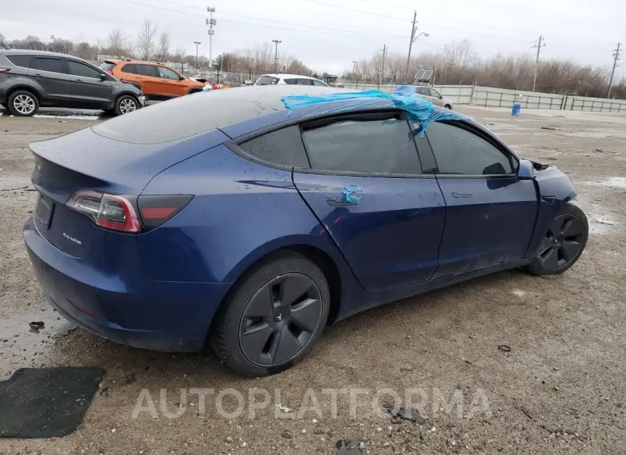 TESLA MODEL 3 2021 vin 5YJ3E1EB6MF034076 from auto auction Copart