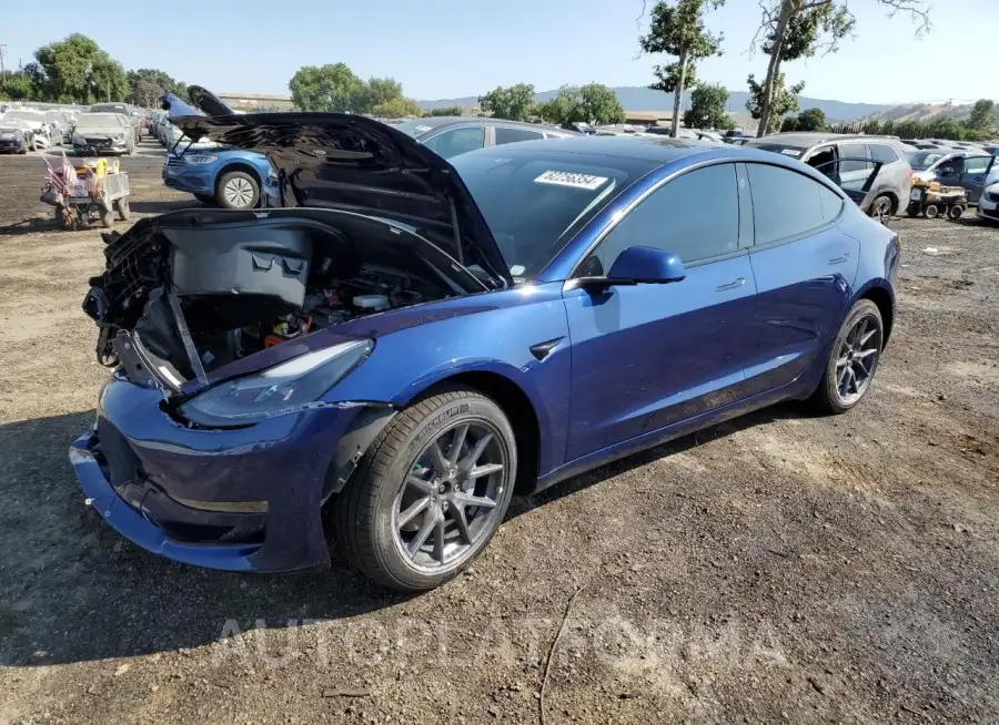 TESLA MODEL 3 2022 vin 5YJ3E1EB6NF315201 from auto auction Copart