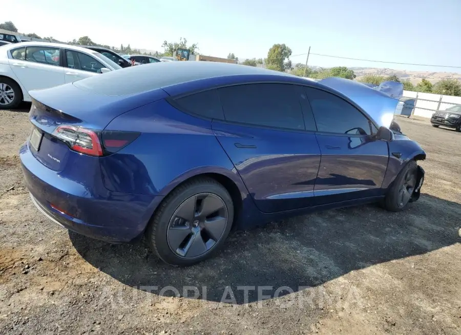 TESLA MODEL 3 2022 vin 5YJ3E1EB6NF315201 from auto auction Copart