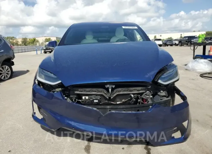 TESLA MODEL X 2017 vin 5YJXCBE4XHF051760 from auto auction Copart