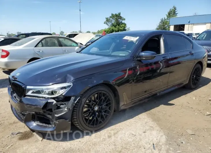 BMW 750 XI 2019 vin WBA7F2C57KB240392 from auto auction Copart