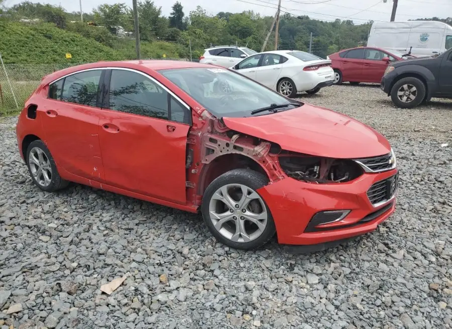 CHEVROLET CRUZE PREM 2018 vin 3G1BF6SM1JS609062 from auto auction Copart