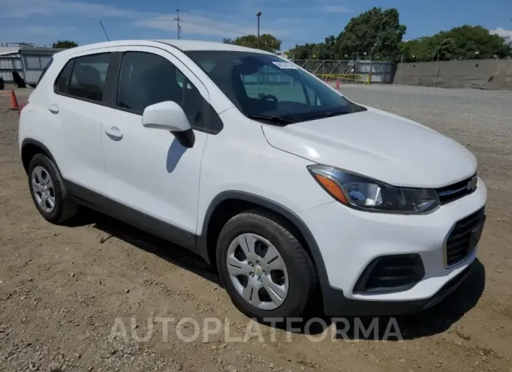 CHEVROLET TRAX LS 2017 vin 3GNCJKSBXHL268757 from auto auction Copart