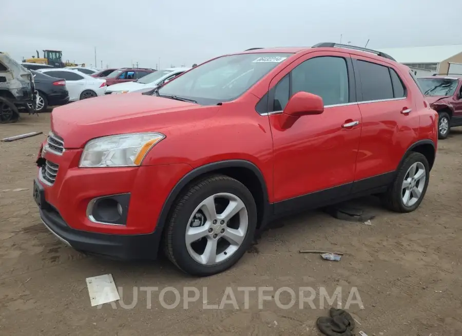 CHEVROLET TRAX LTZ 2015 vin 3GNCJTSBXFL239259 from auto auction Copart