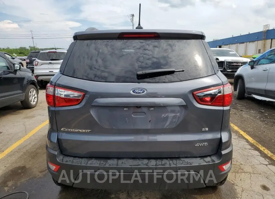 FORD ECOSPORT S 2021 vin MAJ6S3GLXMC409011 from auto auction Copart