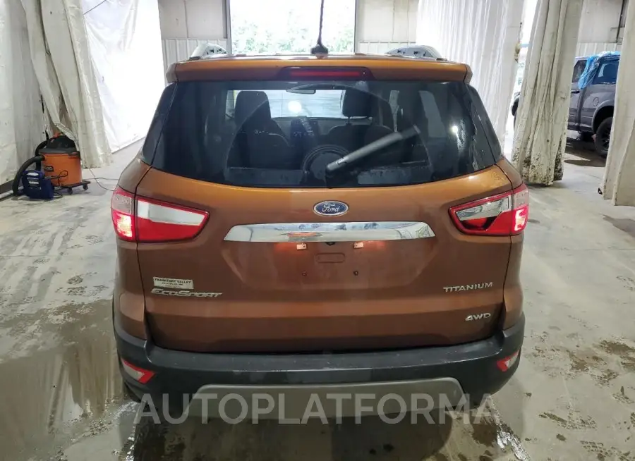 FORD ECOSPORT T 2019 vin MAJ6S3KL6KC279331 from auto auction Copart