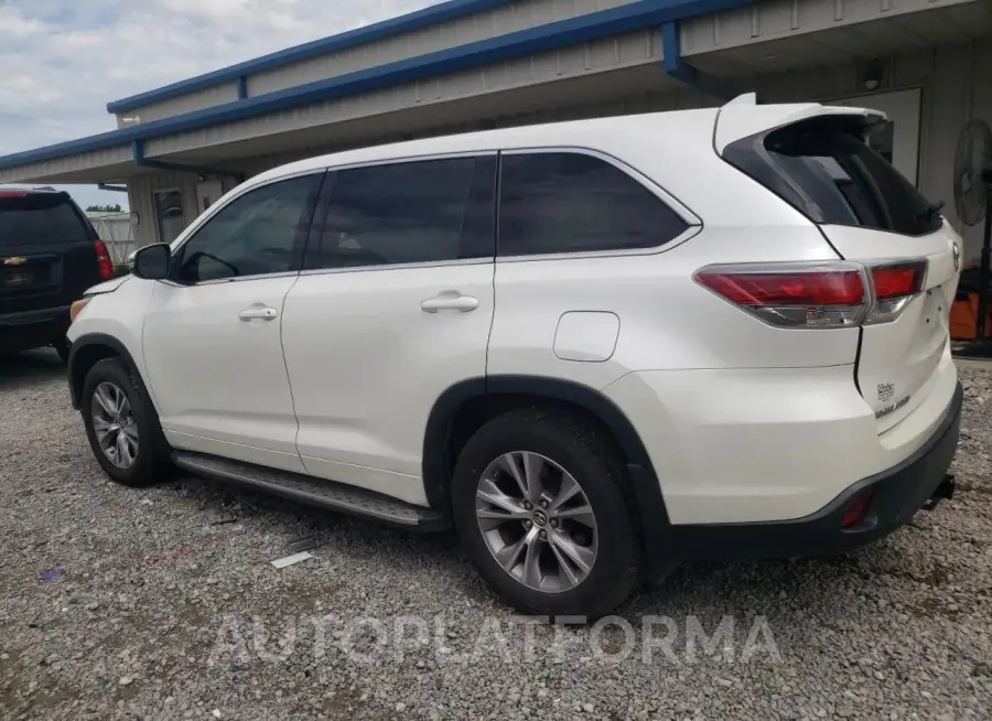 TOYOTA HIGHLANDER 2016 vin 5TDBKRFH4GS231611 from auto auction Copart