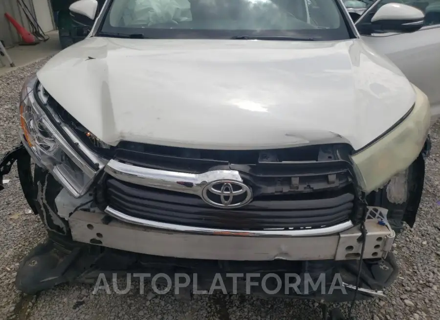 TOYOTA HIGHLANDER 2016 vin 5TDBKRFH4GS231611 from auto auction Copart