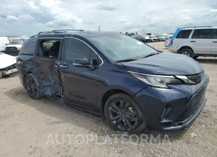 TOYOTA SIENNA XSE 2024 vin 5TDCRKEC3RS197824 from auto auction Copart