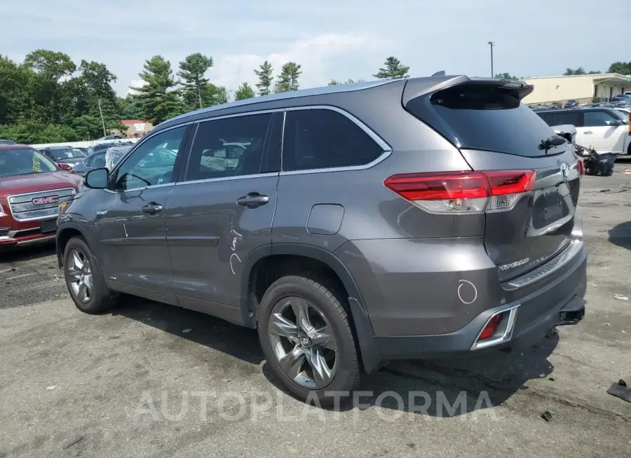 TOYOTA HIGHLANDER 2017 vin 5TDDGRFHXHS031912 from auto auction Copart