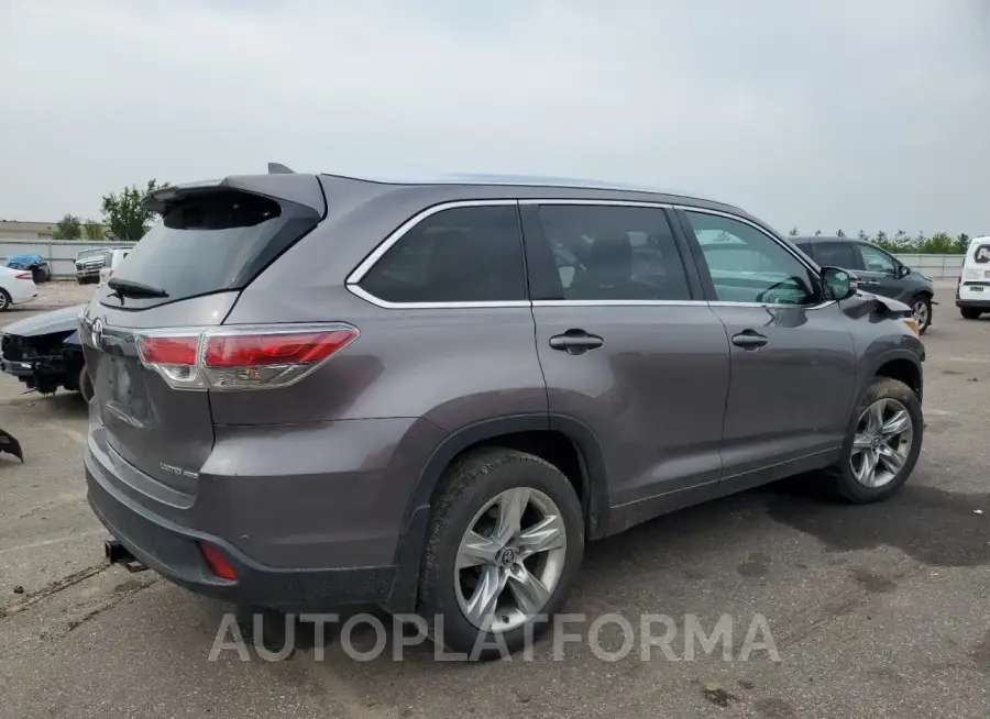 TOYOTA HIGHLANDER 2016 vin 5TDDKRFH0GS327325 from auto auction Copart