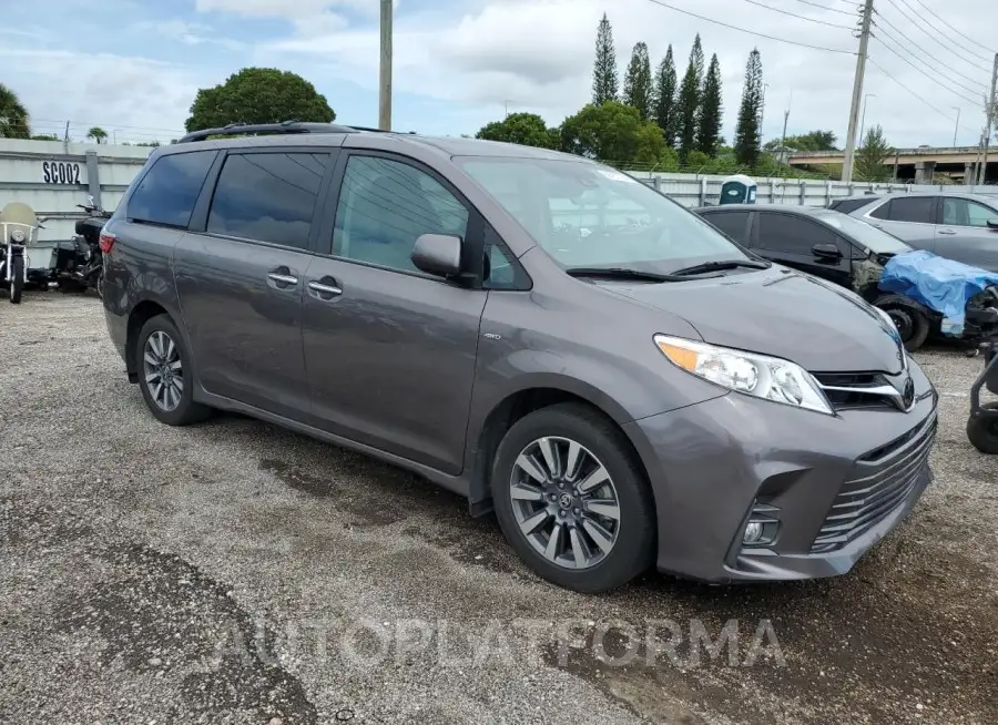 TOYOTA SIENNA XLE 2020 vin 5TDDZ3DC8LS248950 from auto auction Copart